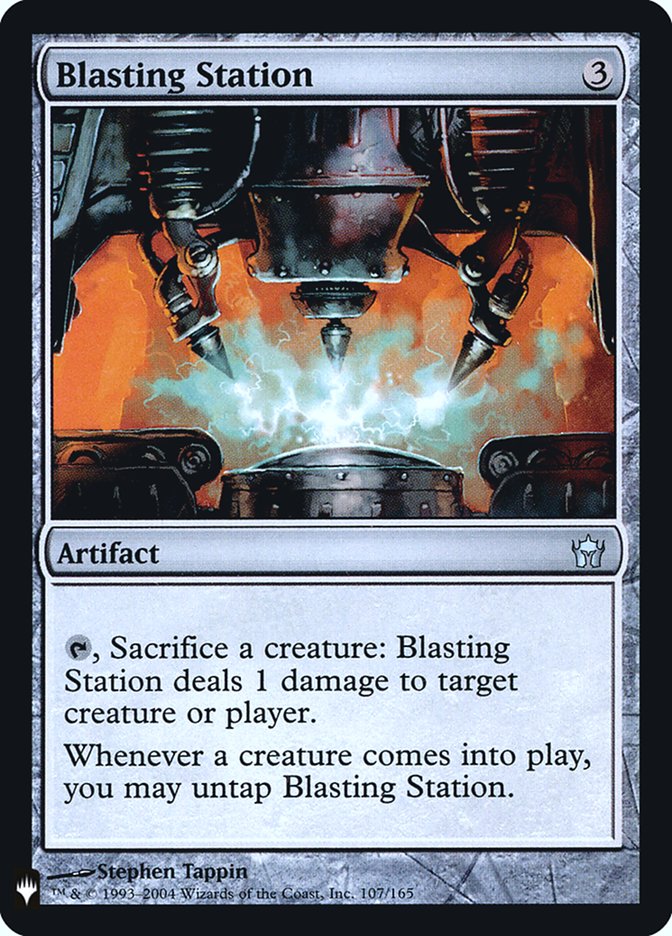 CardboardCrack - Blasting Station - The List Reprints (LIST) - FOIL