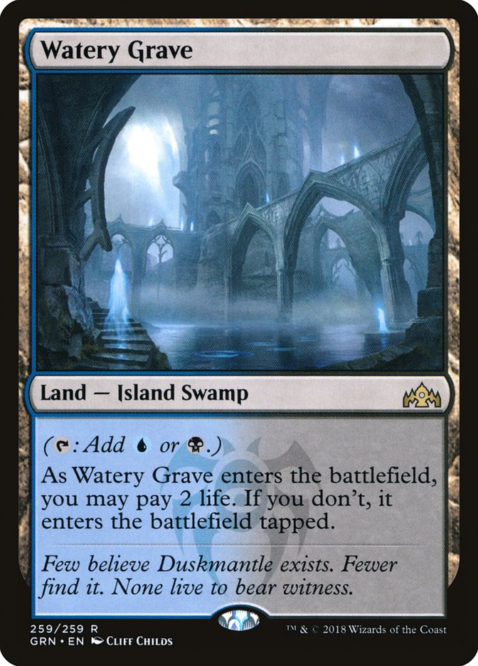 CardboardCrack - Watery Grave - Guilds of Ravnica (GRN)
