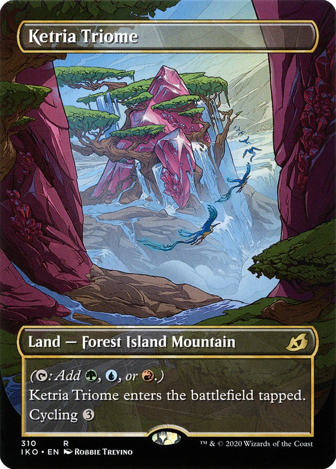 CardboardCrack - Ketria Triome (Showcase) - Ikoria: Lair of Behemoths (IKO) - FOIL