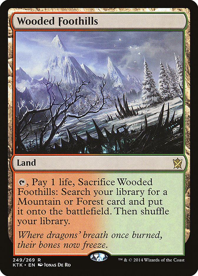CardboardCrack - Wooded Foothills - Khans of Tarkir (KTK)