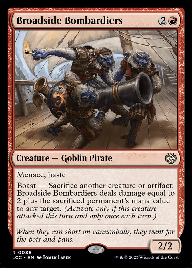 CardboardCrack - Broadside Bombardiers - Commander: The Lost Caverns of Ixalan (LCC)