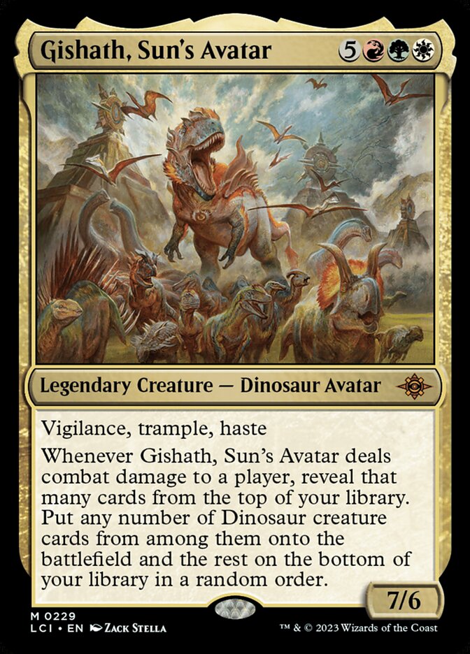 CardboardCrack - Gishath, Sun's Avatar - The Lost Caverns of Ixalan (LCI)