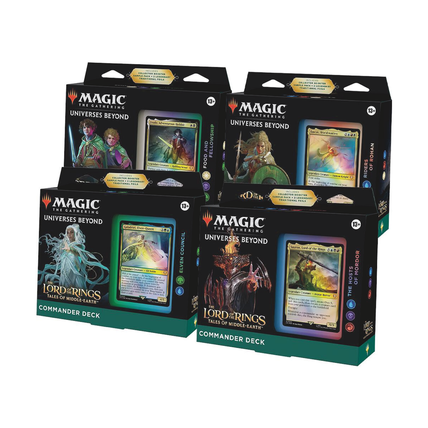 CardboardCrack - MTG: Lord of the Rings Tales of Middle-Earth Commander Deck Display