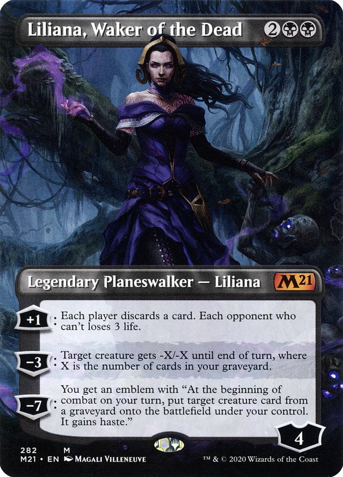 CardboardCrack - Liliana, Waker of the Dead (Borderless) - Core Set 2021 (M21)