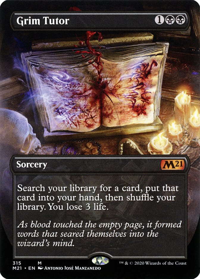 CardboardCrack - Grim Tutor (Alternate Art) - Core Set 2021 (M21)