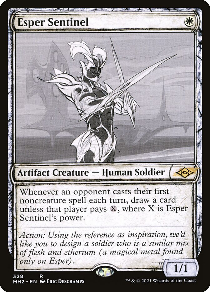 CardboardCrack - Esper Sentinel (Showcase) - Modern Horizons 2 (MH2) - FOIL