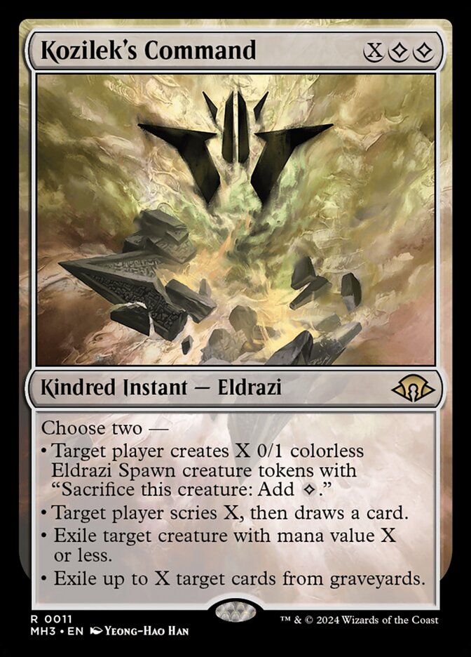 CardboardCrack - Kozilek's Command - Modern Horizons 3 (MH3) - FOIL