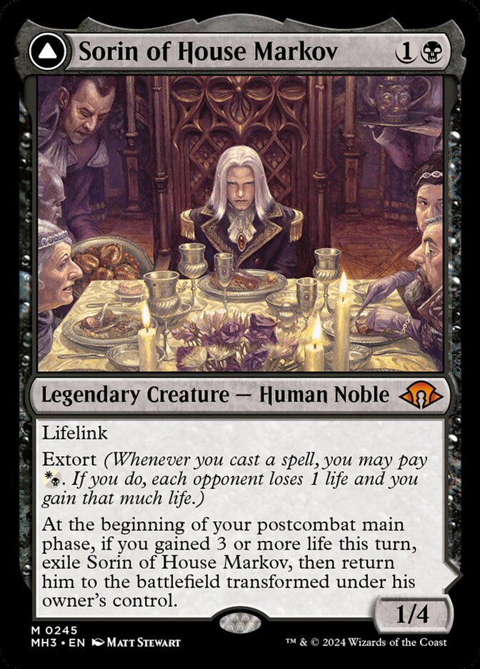 CardboardCrack - Sorin of House Markov - Modern Horizons 3 (MH3)