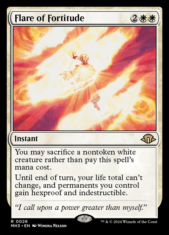CardboardCrack - Flare of Fortitude - Modern Horizons 3 (MH3)