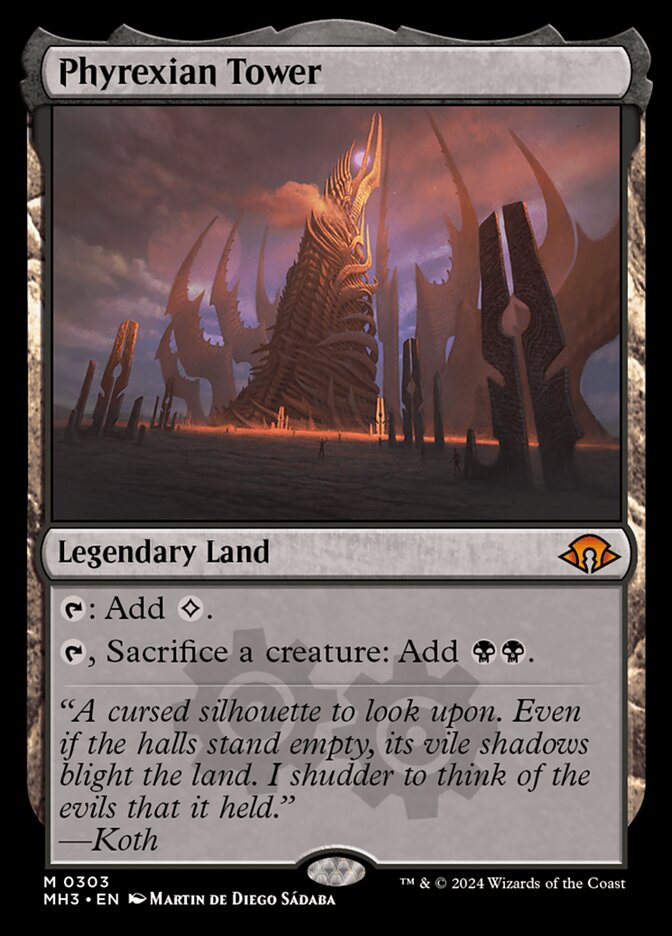 CardboardCrack - Phyrexian Tower - Modern Horizons 3 (MH3)