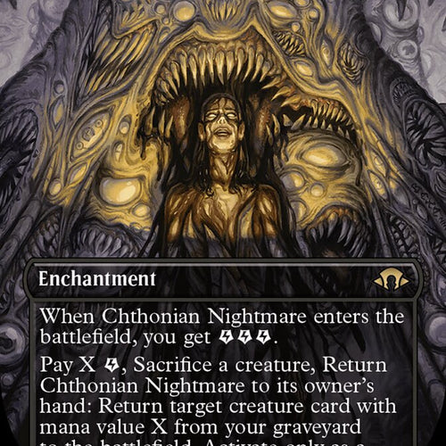CardboardCrack - Chthonian Nightmare (Borderless) - Modern Horizons 3 (MH3)