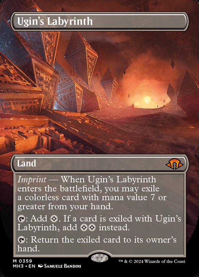 CardboardCrack - Ugin's Labyrinth (Borderless) - Modern Horizons 3 (MH3) - FOIL