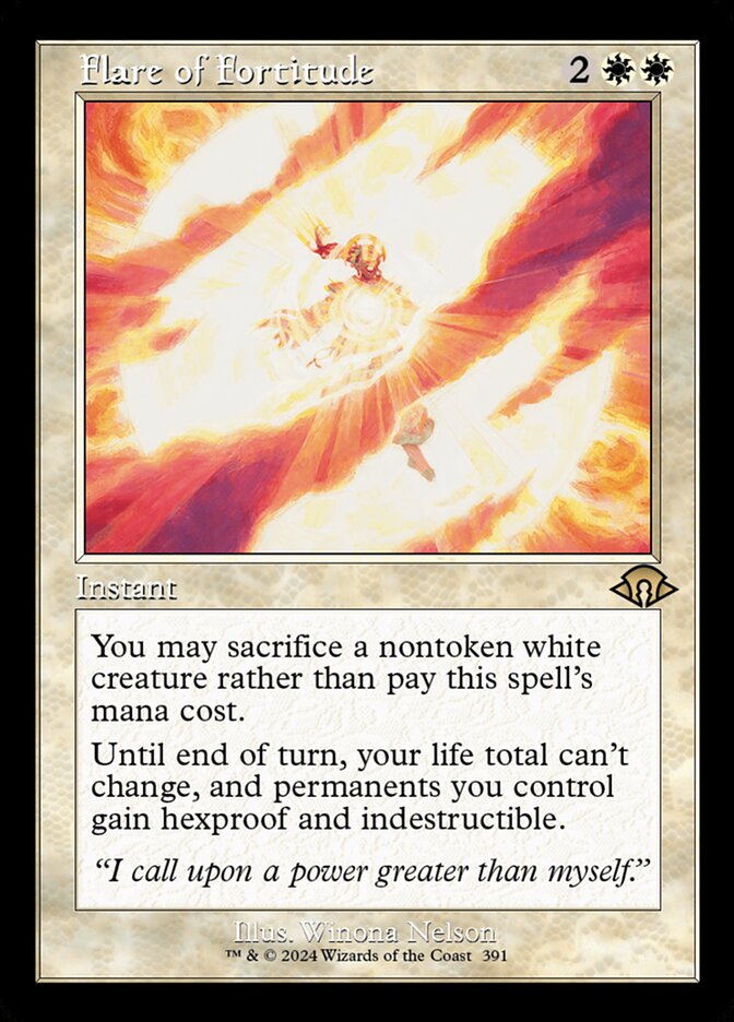 CardboardCrack - Flare of Fortitude (Retro Frame) - Modern Horizons 3 (MH3)