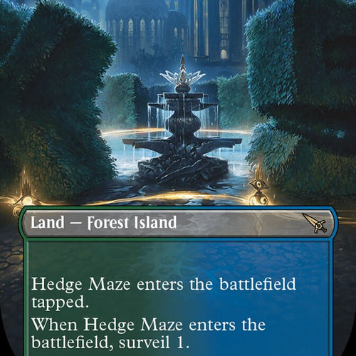 CardboardCrack - Hedge Maze (Borderless) - Murders at Karlov Manor (MKM) - FOIL