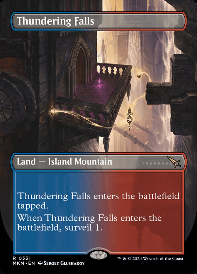 CardboardCrack - Thundering Falls (Borderless) - Murders at Karlov Manor (MKM)