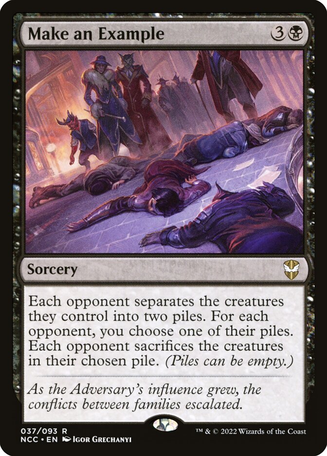 CardboardCrack - Make an Example - Commander: Streets of New Capenna (NCC)