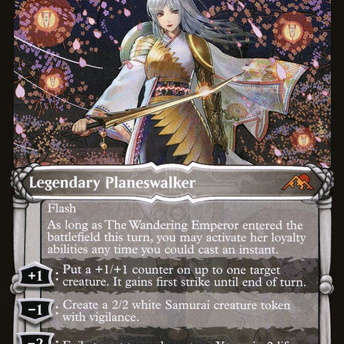 CardboardCrack - The Wandering Emperor (Showcase) - Kamigawa: Neon Dynasty (NEO)
