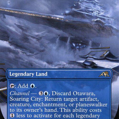 CardboardCrack - Otawara, Soaring City (Borderless) - Kamigawa: Neon Dynasty (NEO)