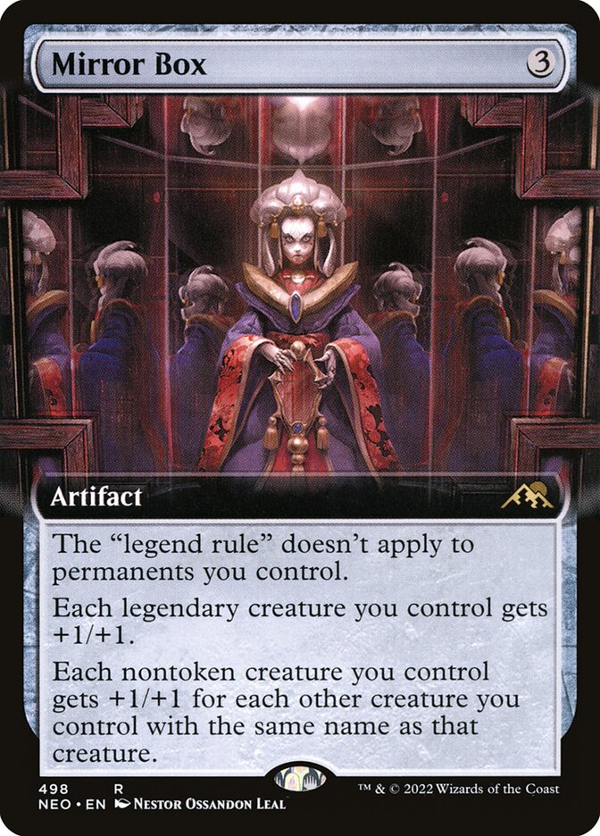 CardboardCrack - Mirror Box (Extended Art) - Kamigawa: Neon Dynasty (NEO) - FOIL