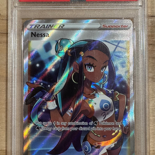 CardboardCrack - Nessa (Full Art) - SWSH04: Vivid Voltage - PSA 10