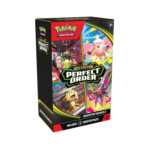 CardboardCrack - Pokemon TCG: Mega Evolution 03 Perfect Order- Booster Bundle