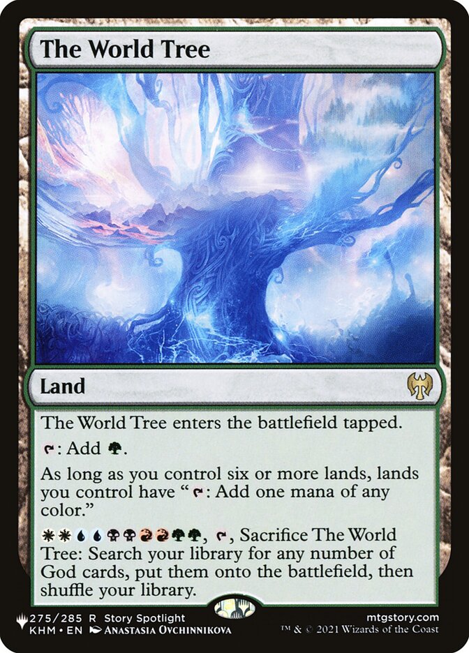 CardboardCrack - The World Tree - The List Reprints (LIST)