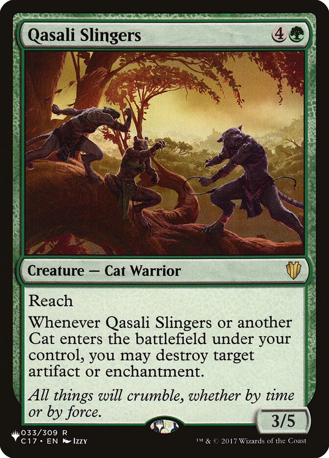 CardboardCrack - Qasali Slingers - The List Reprints (LIST)