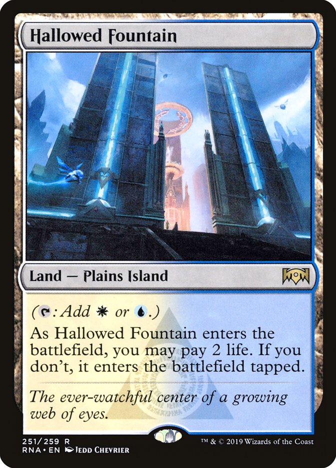 CardboardCrack - Hallowed Fountain - Ravnica Allegiance (RNA)