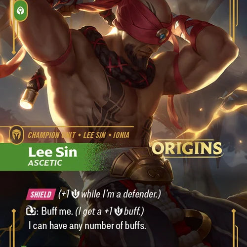 CardboardCrack - Lee Sin - Ascetic - Riftbound Organized Play Promotional Cards (OPP)