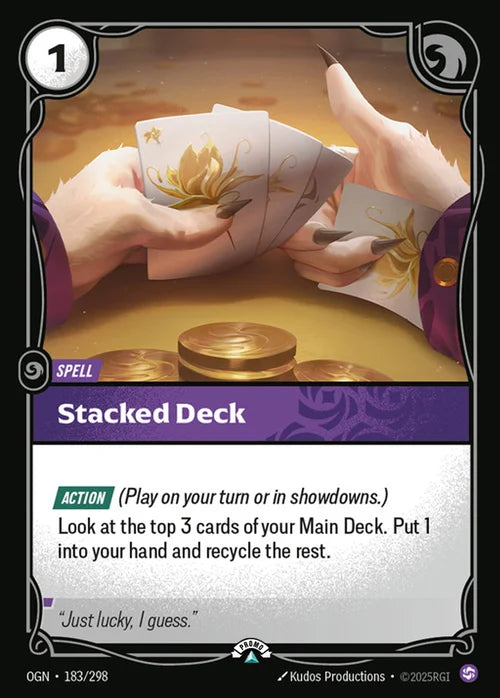 CardboardCrack - Stacked Deck - Riftbound Organized Play Promotional Cards (OPP)