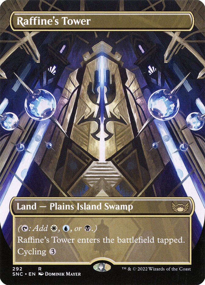 CardboardCrack - Raffine's Tower (Borderless) - Streets of New Capenna (SNC) - FOIL