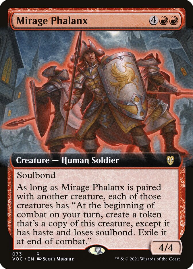 CardboardCrack - Mirage Phalanx (Extended Art) - Commander: Innistrad: Crimson Vow (VOC)
