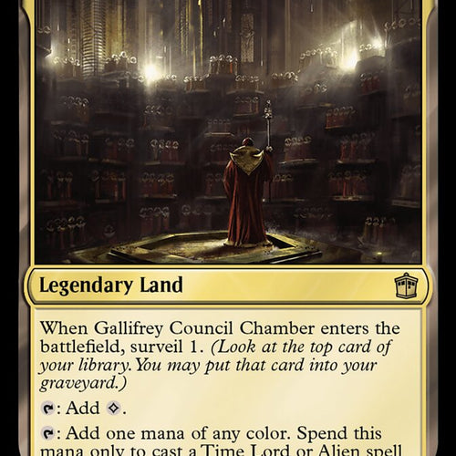 CardboardCrack - Gallifrey Council Chamber (Surge Foil) - Universes Beyond: Doctor Who (WHO)