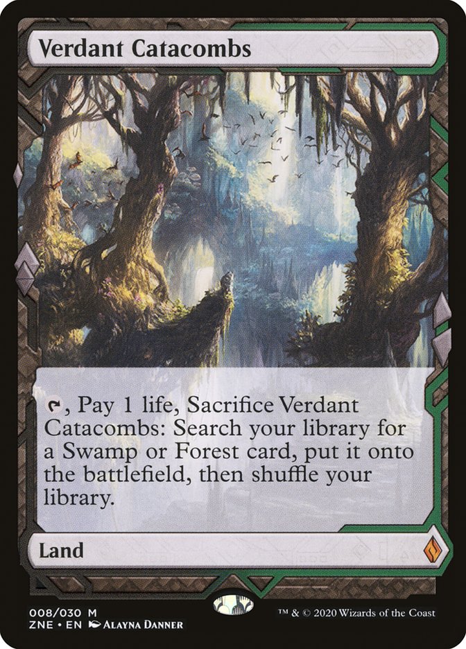 CardboardCrack - Verdant Catacombs - Zendikar Rising Expeditions (ZNE)