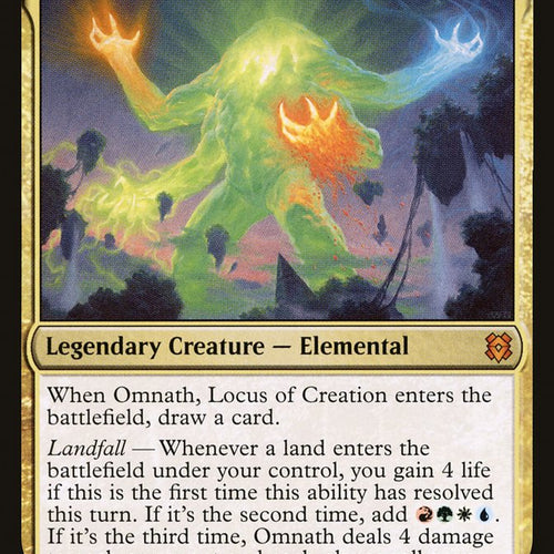 CardboardCrack - Omnath, Locus of Creation - Zendikar Rising (ZNR) - FOIL